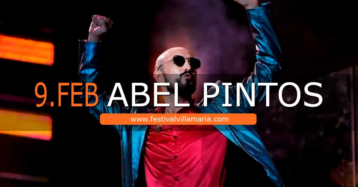 Abel Pintos en el Festival Villa María 2020