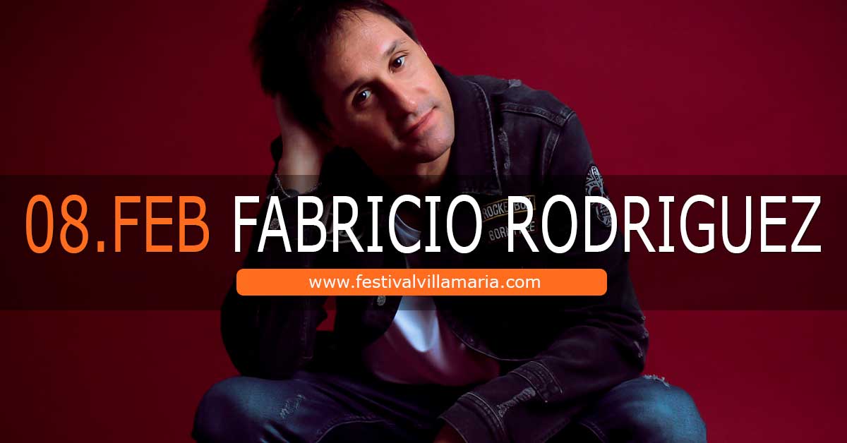 Fabricio Rodriguez en el Festival Villa María 2019