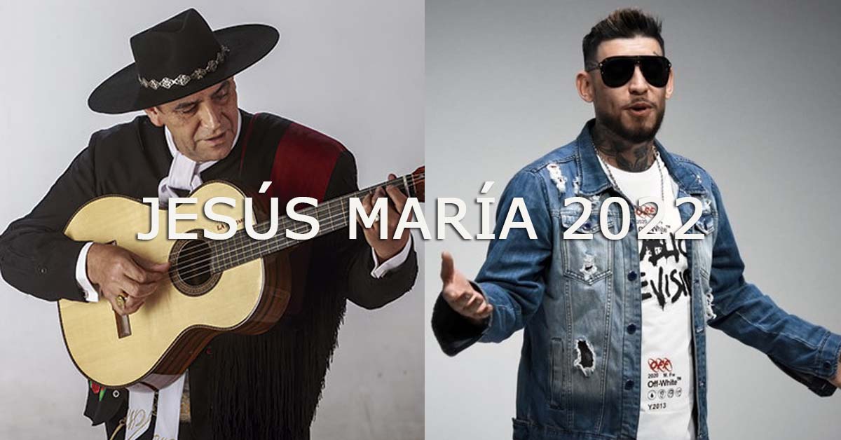 Grilla Artistas Festival Jesus Maria 2022 - Viernes 14 de enero de 2022
