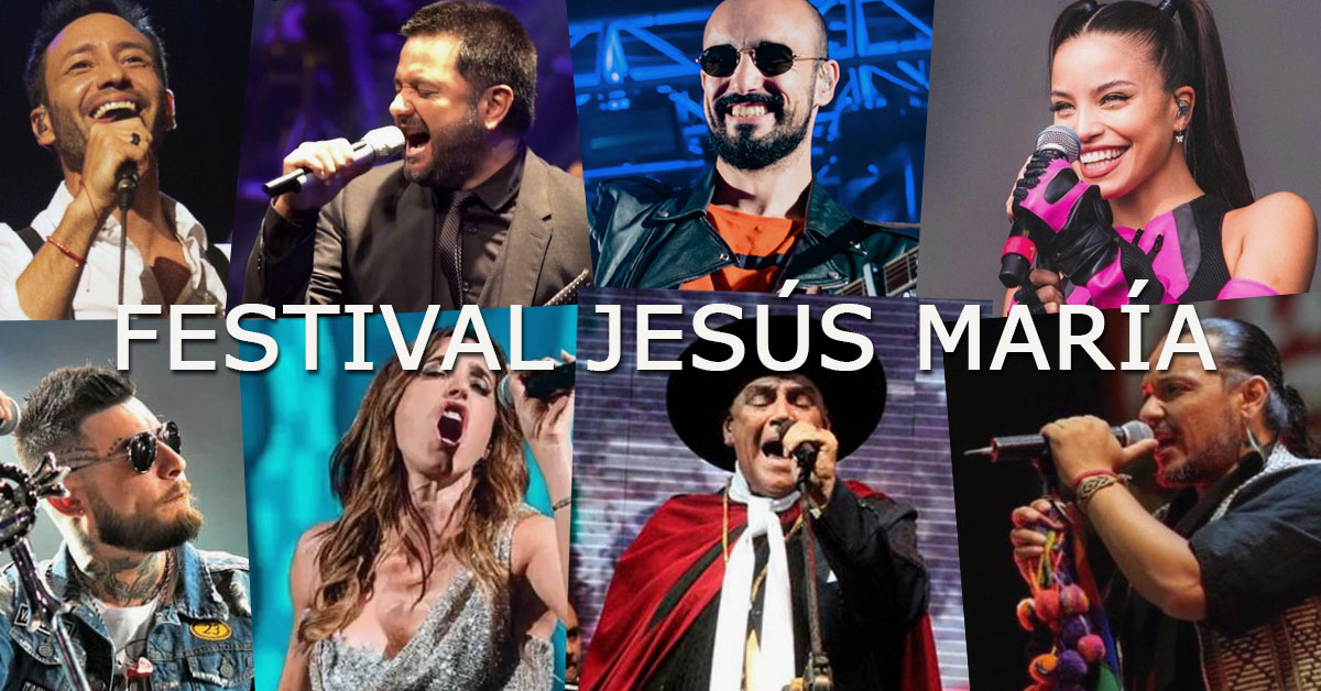 Grilla Artistas Festival Jesus Maria 2023