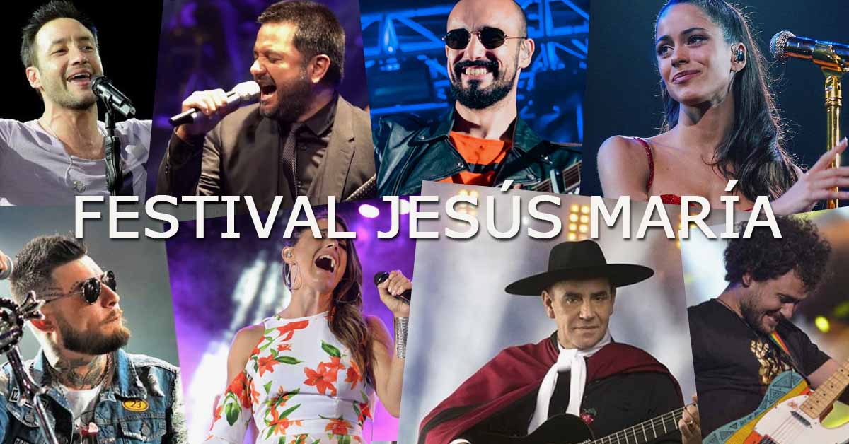 Grilla Artistas Festival Jesus Maria 2022