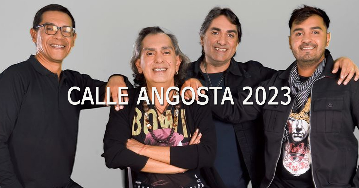 Grilla Artistas Fiesta de la Calle Angosta jueves 26 de enero de 2023
