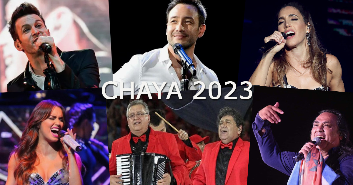 Grilla Artistas Fiesta de la Chaya 2023