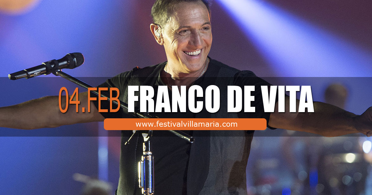 Franco De Vita Festival de Peñas de Villa Maria 2017