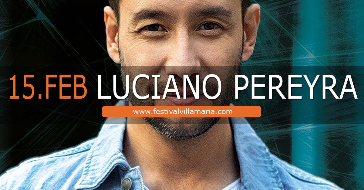 Luciano Pereyra en el Festival Villa María 2022