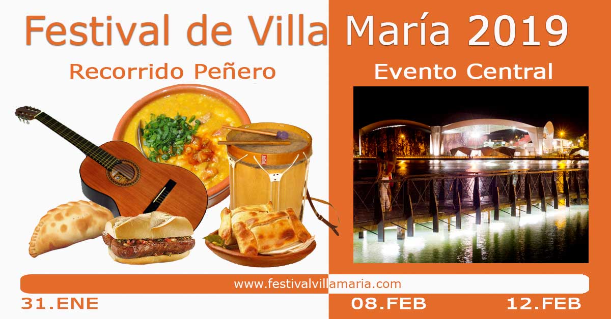 Recorrido Peñero Festival de Peñas de Villa María 2019