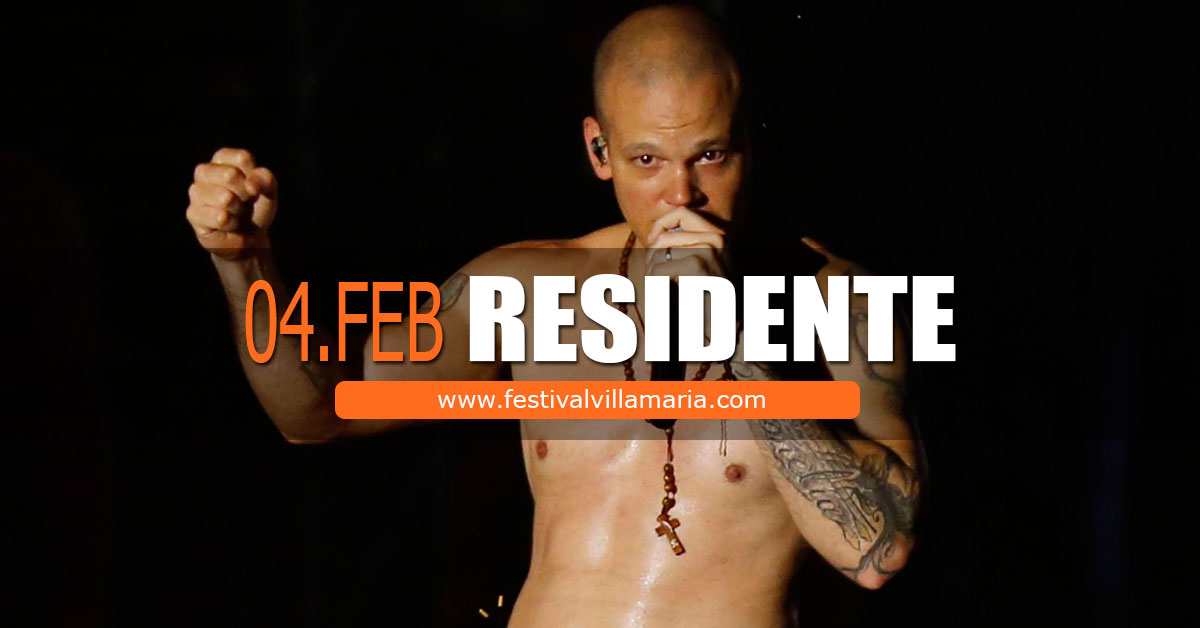 Residente (René, Calle 13) Festival de Peñas de Villa Maria 2018