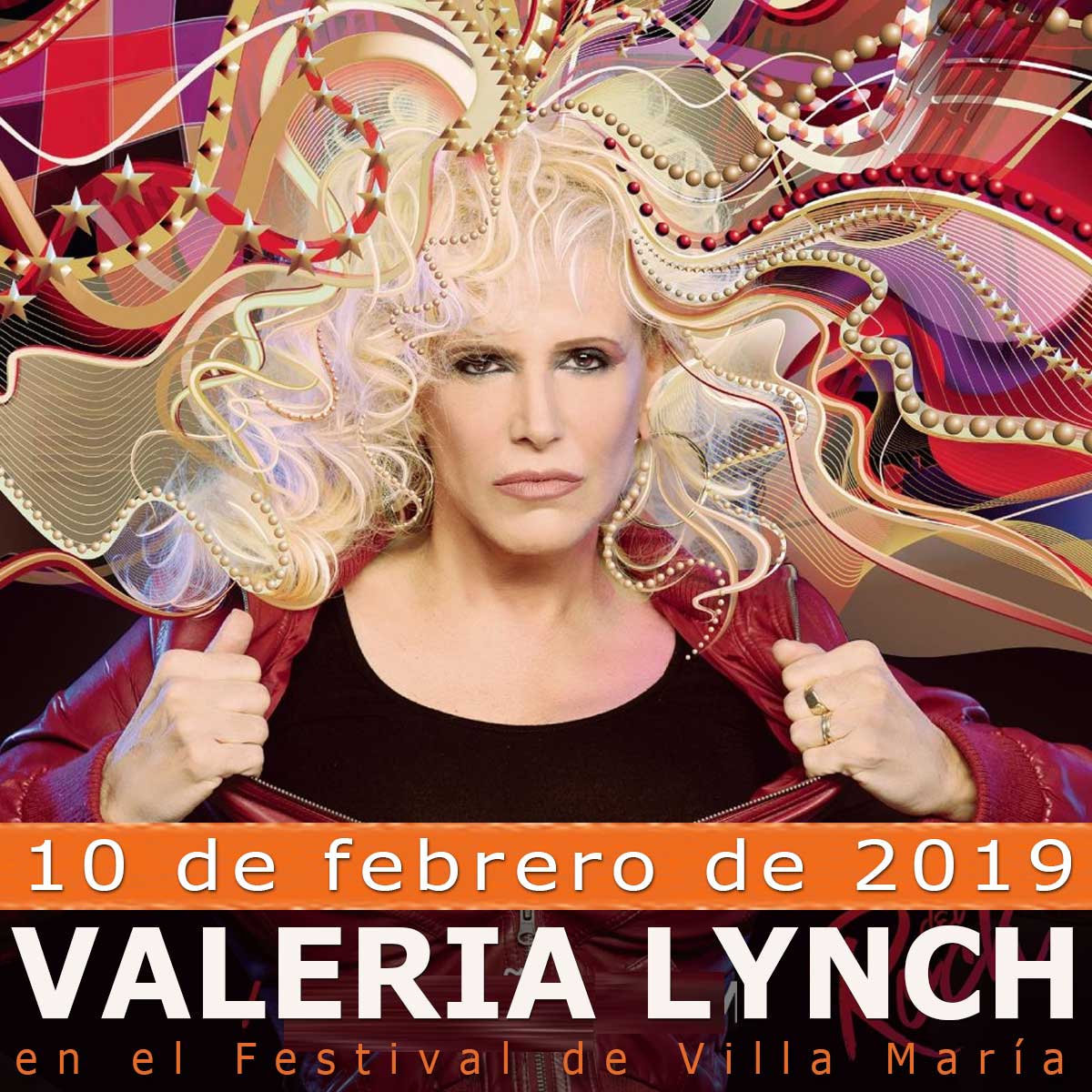 Valeria Lynch en el Festival Villa María 2019