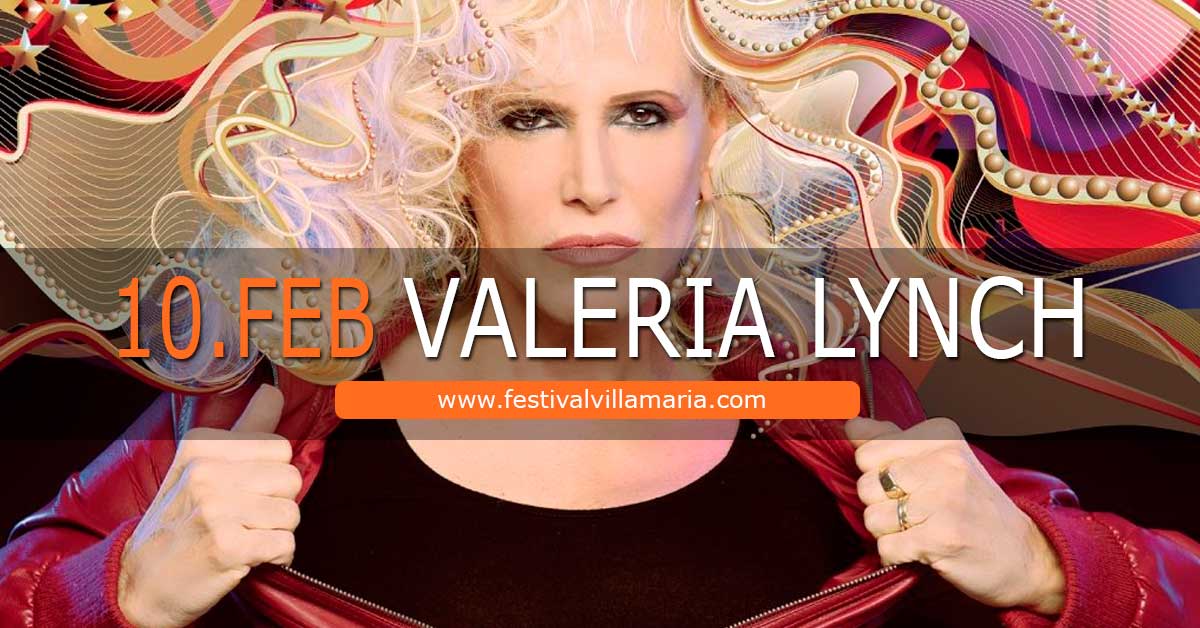 Valeria Lynch en el Festival Villa María 2019